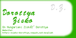 dorottya zisko business card